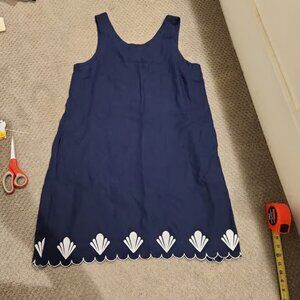NEW Linen blend dress with pockets. Sz Large